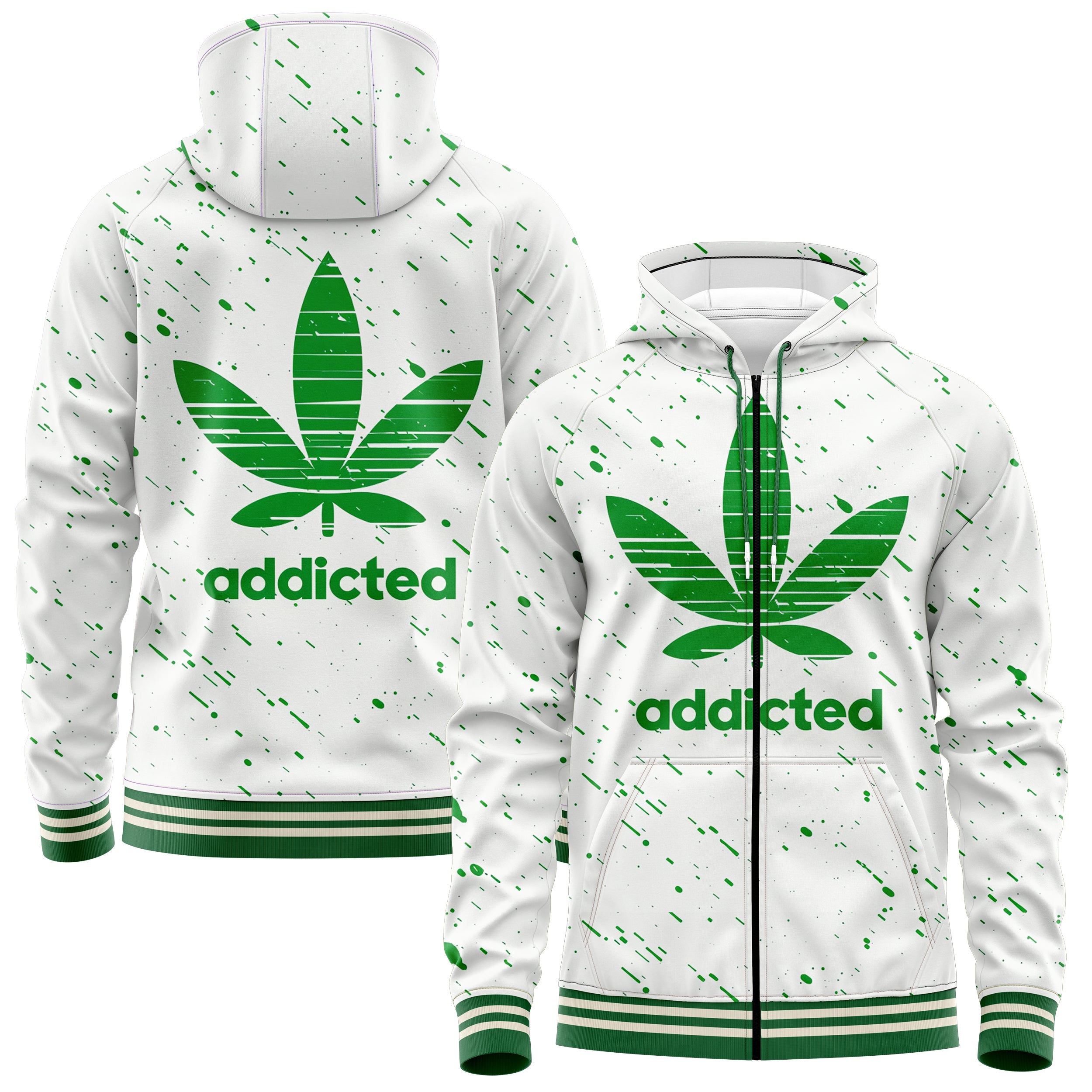 Addicted Zip Up Hoodies ZU240829Ad004