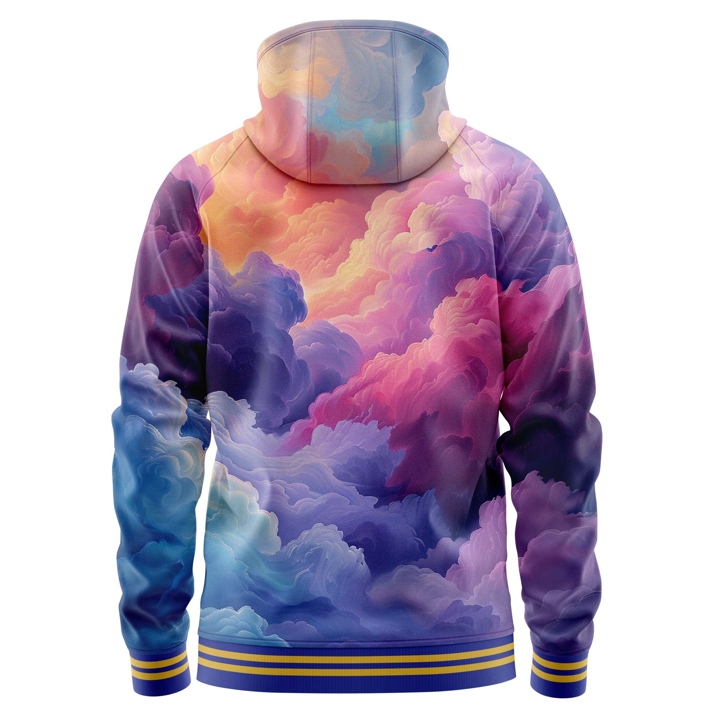 Abstract Zip Up Hoodies