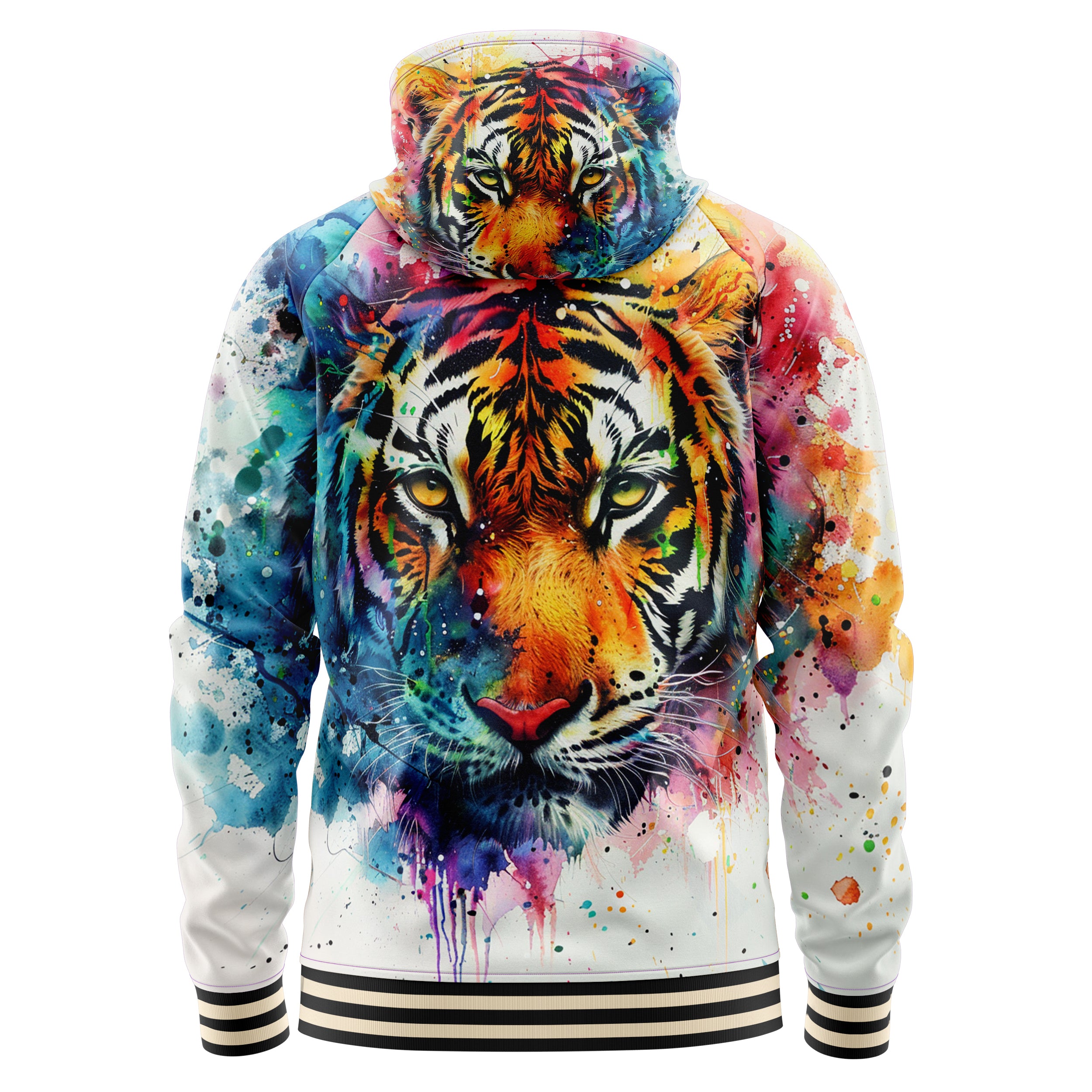 Acrylic Beast Zip Up Hoodies