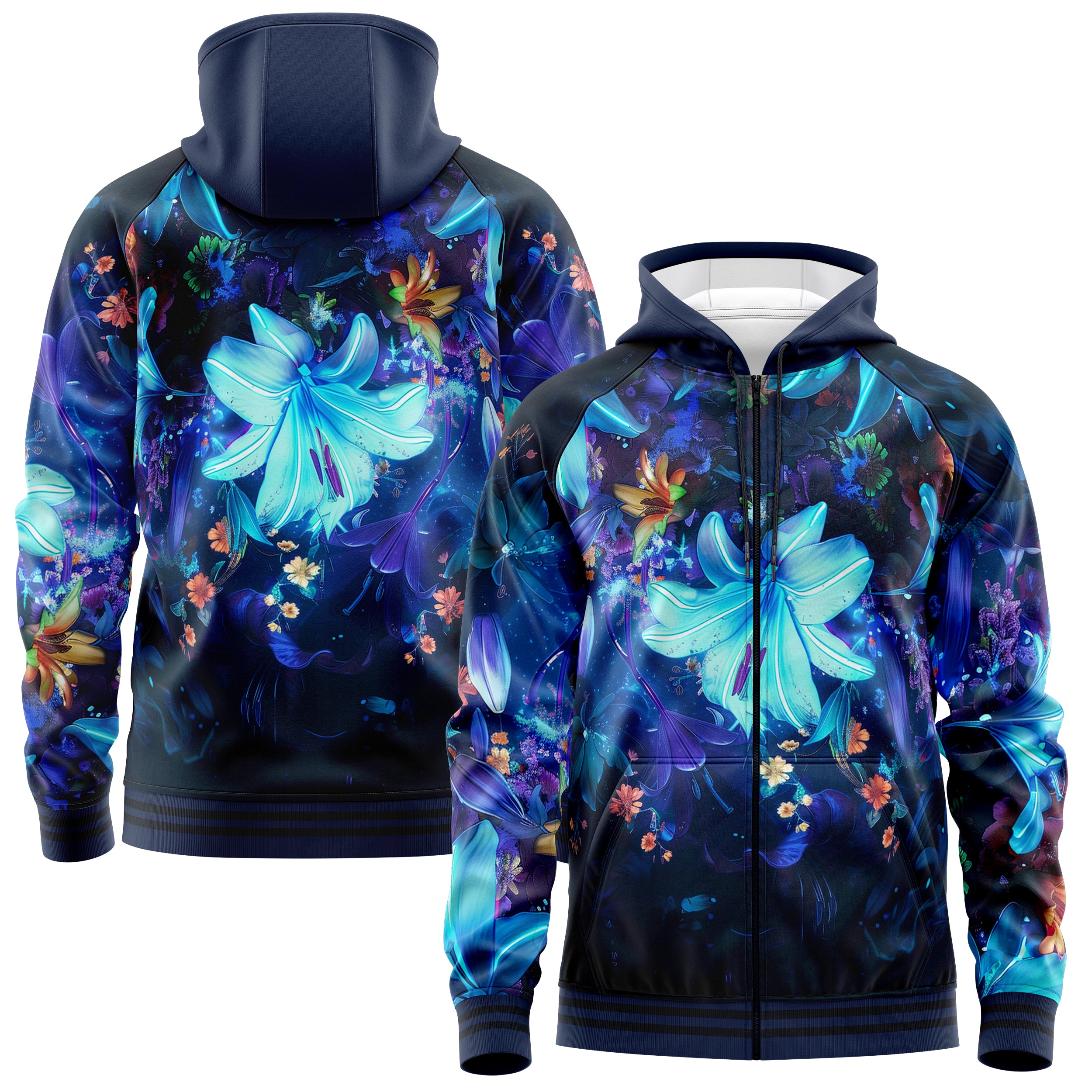 Beauty in Darkness Zip Up Hoodies ZU240829Be031