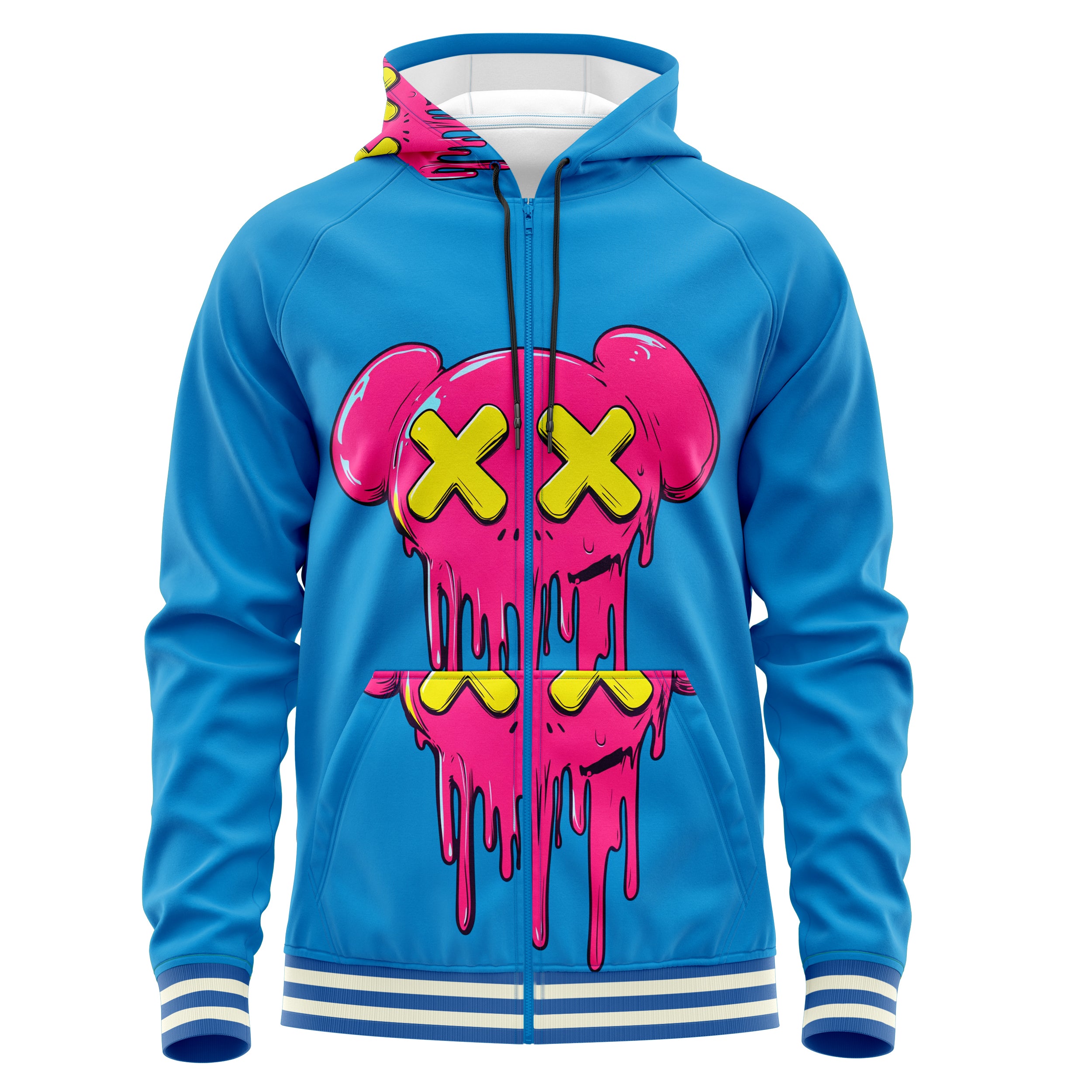 Drip Bear Zip Up Hoodies