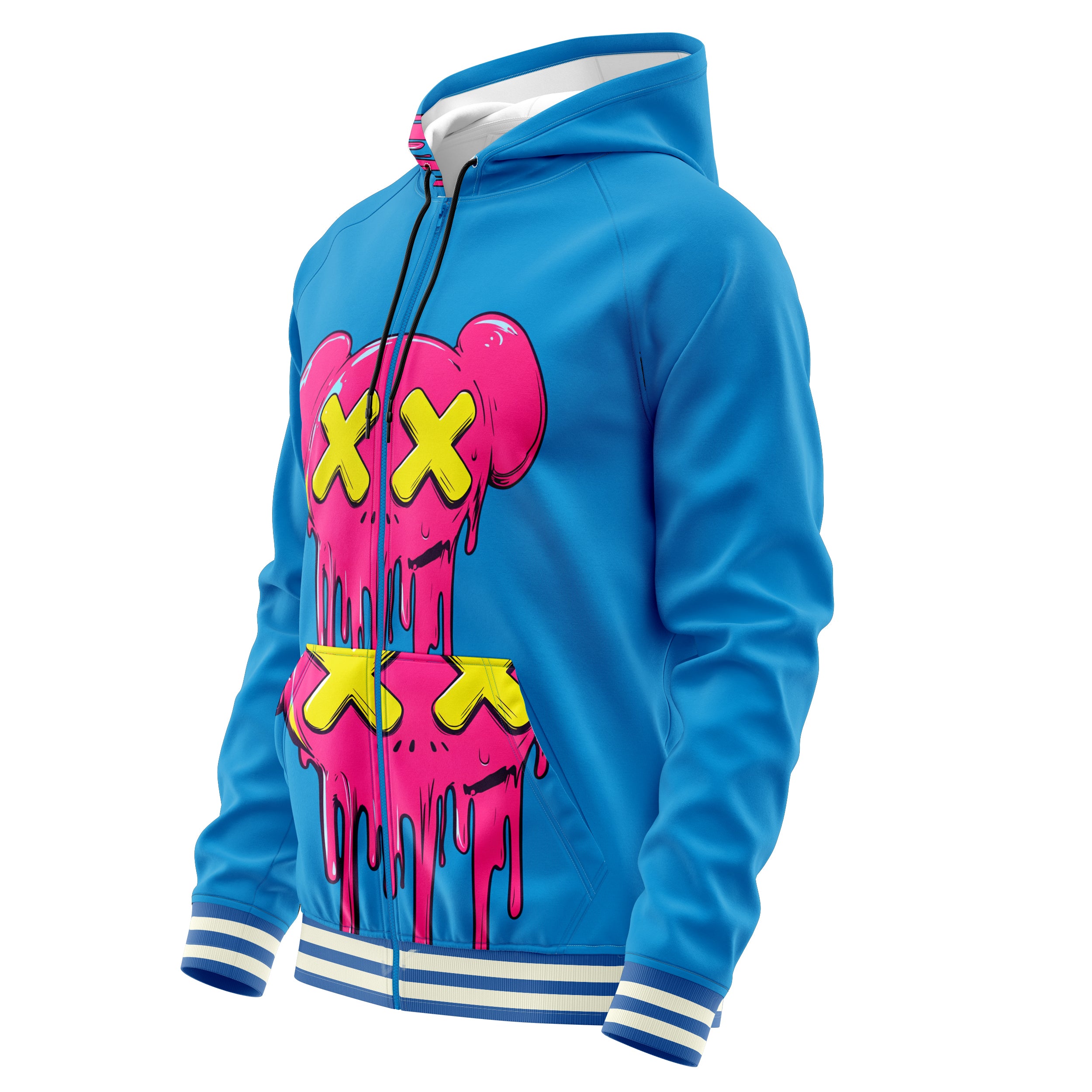 Drip Bear Zip Up Hoodies