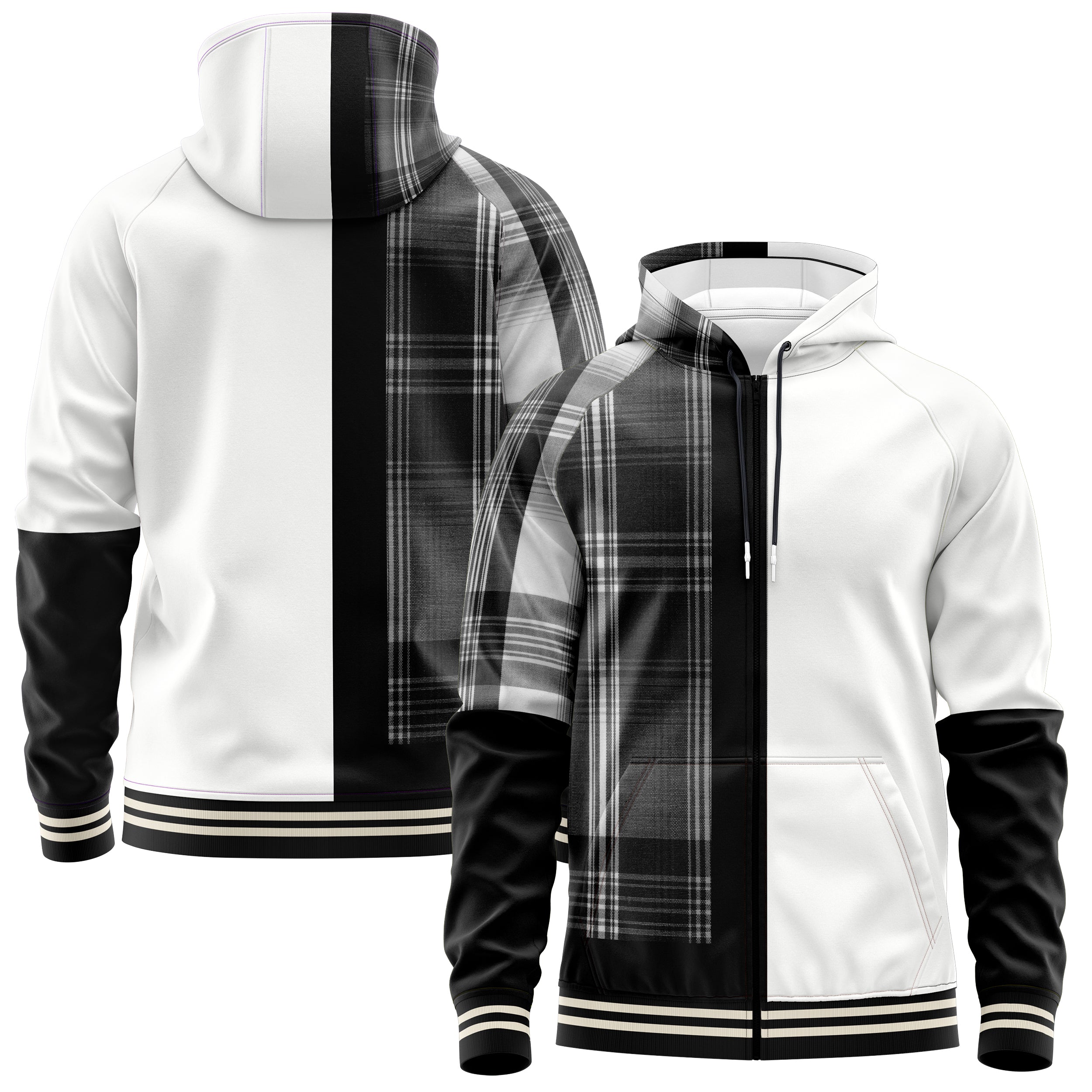 Dare Forget Me Zip Up Hoodies ZU240829Dr034