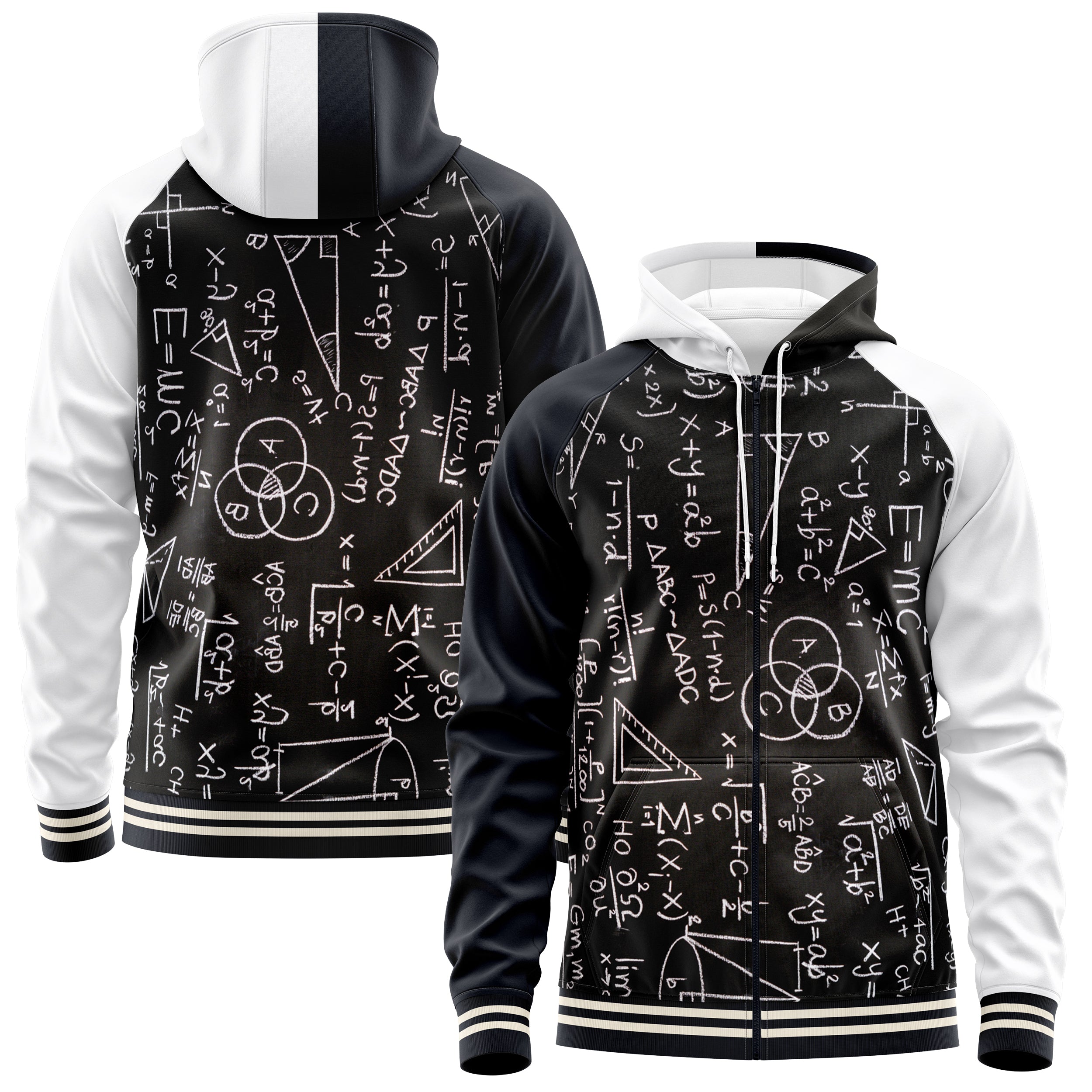 Equation Zip Up Hoodies ZU240829Eq015