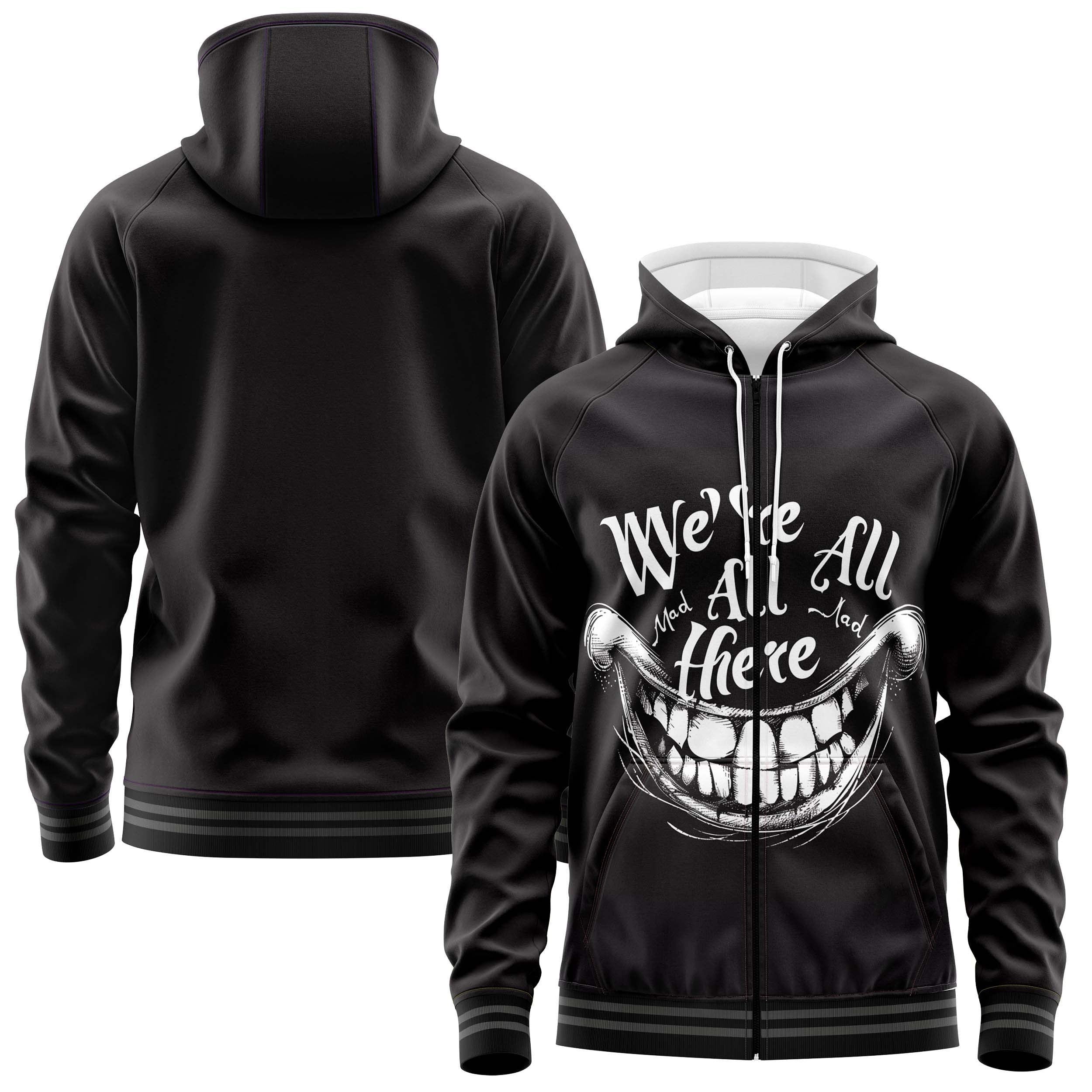 Madness Zip Up Hoodies ZU240829Ma018