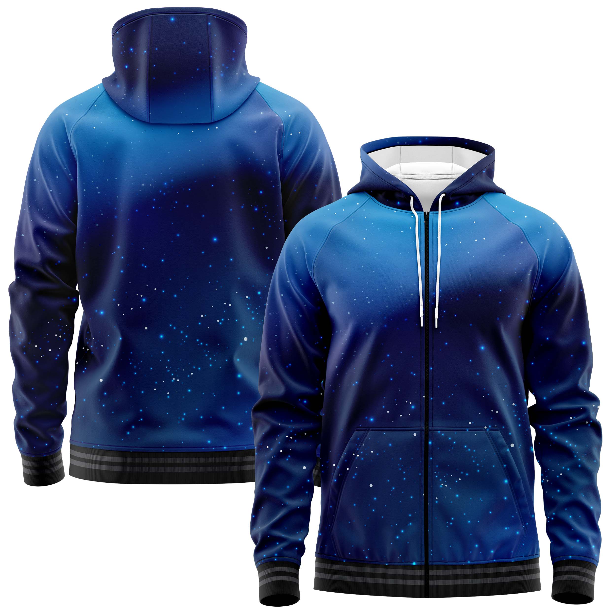 Stars Are Cool Zip Up Hoodies ZU240829St024