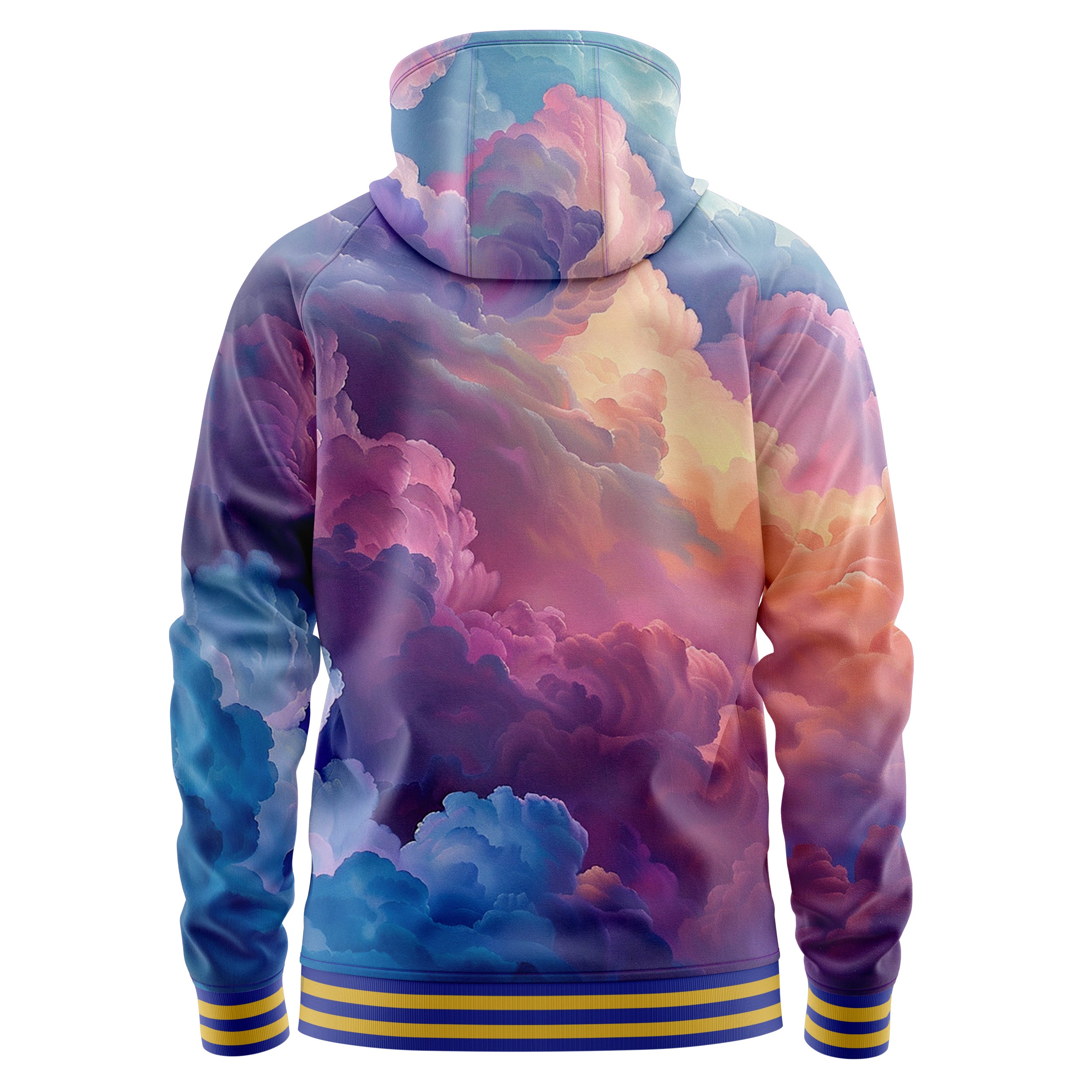 Abstract Zip Up Hoodies