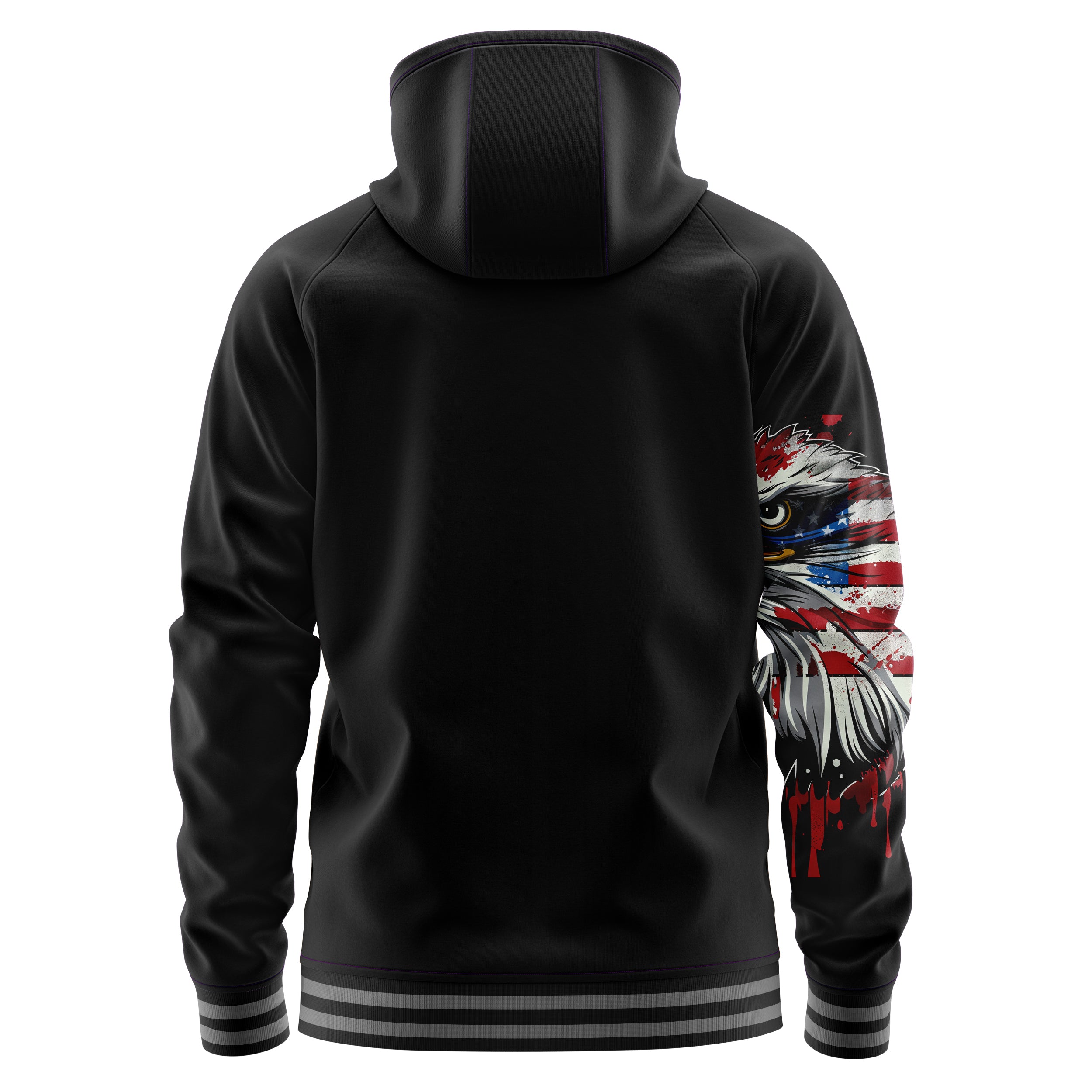 Bald Eagle Zip Up Hoodies