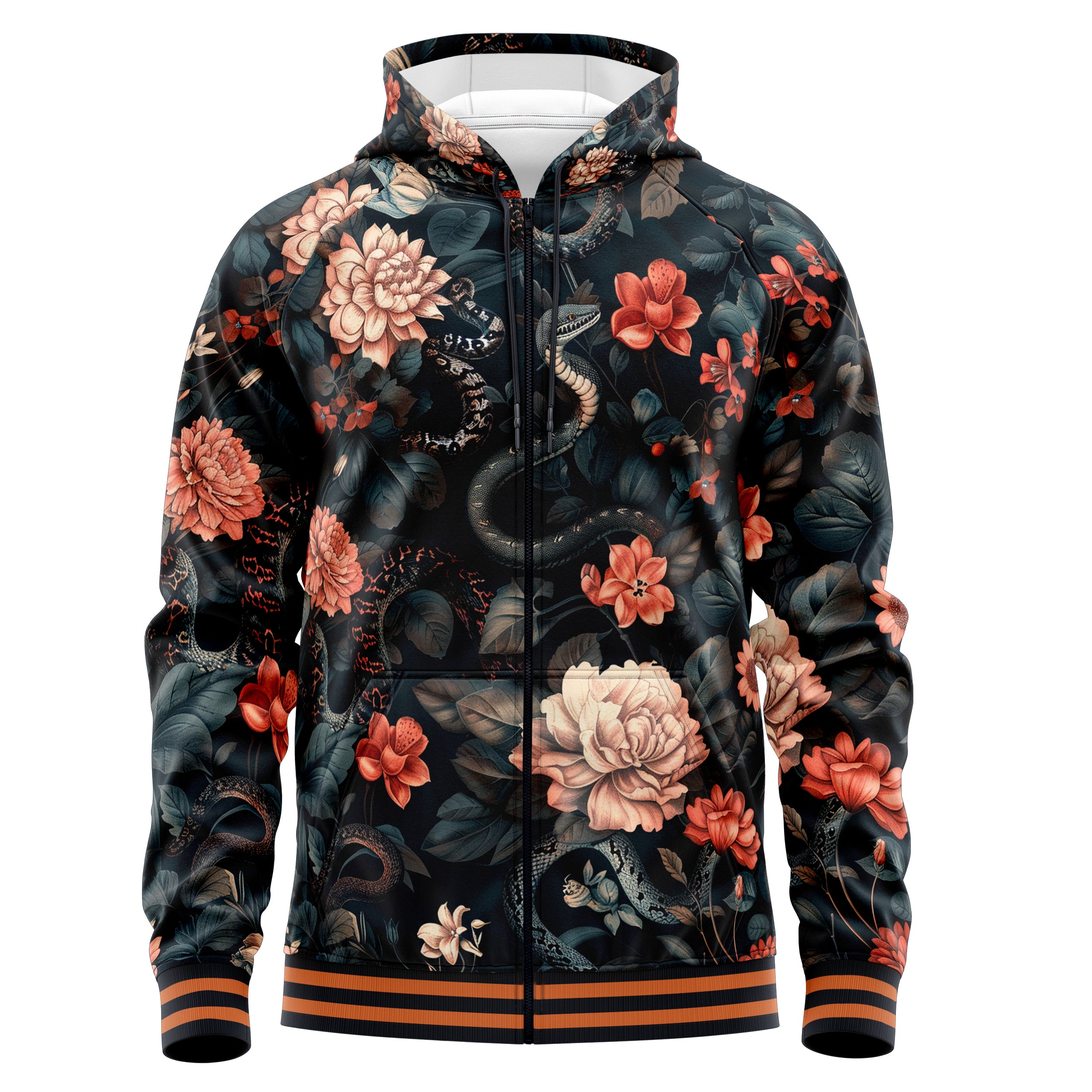 Botanic Realm Zip Up Hoodies