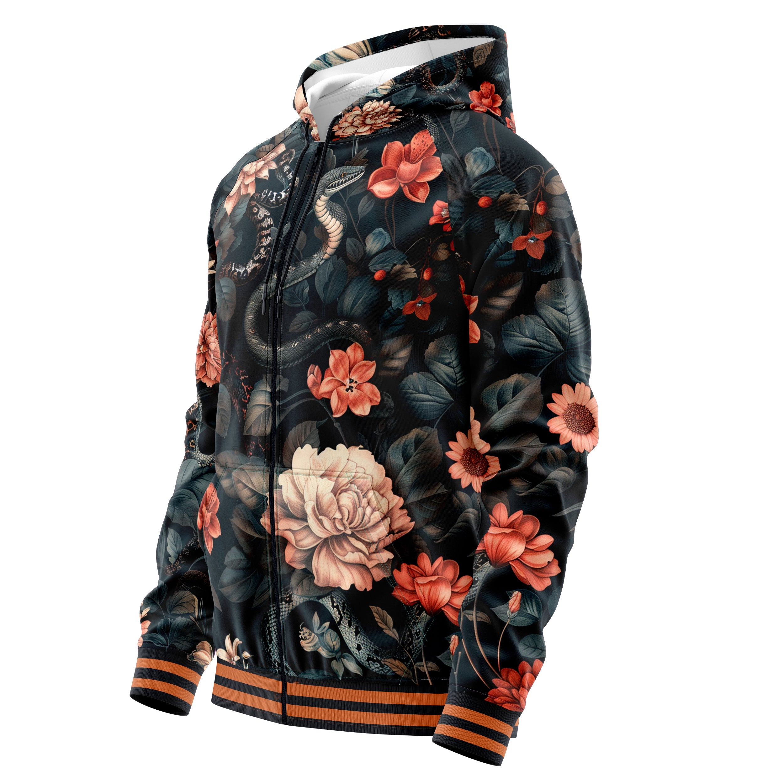 Botanic Realm Zip Up Hoodies