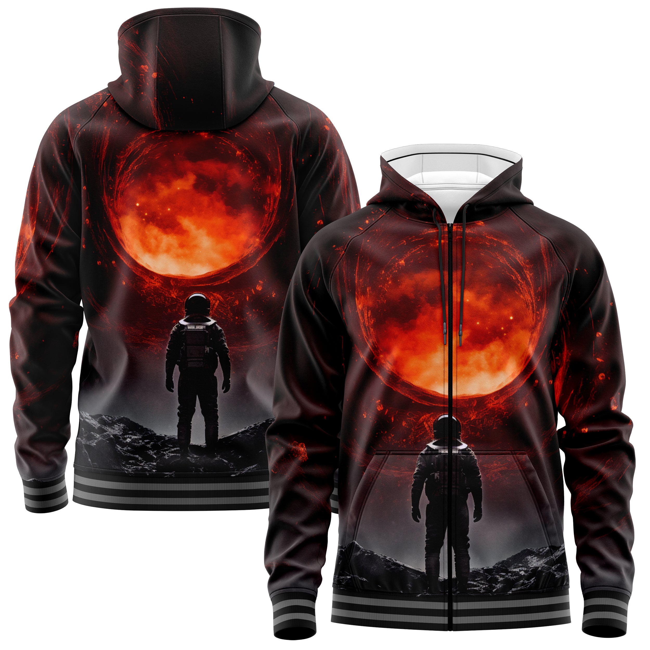 Magma Zip Up Hoodies ZU240902Mm028