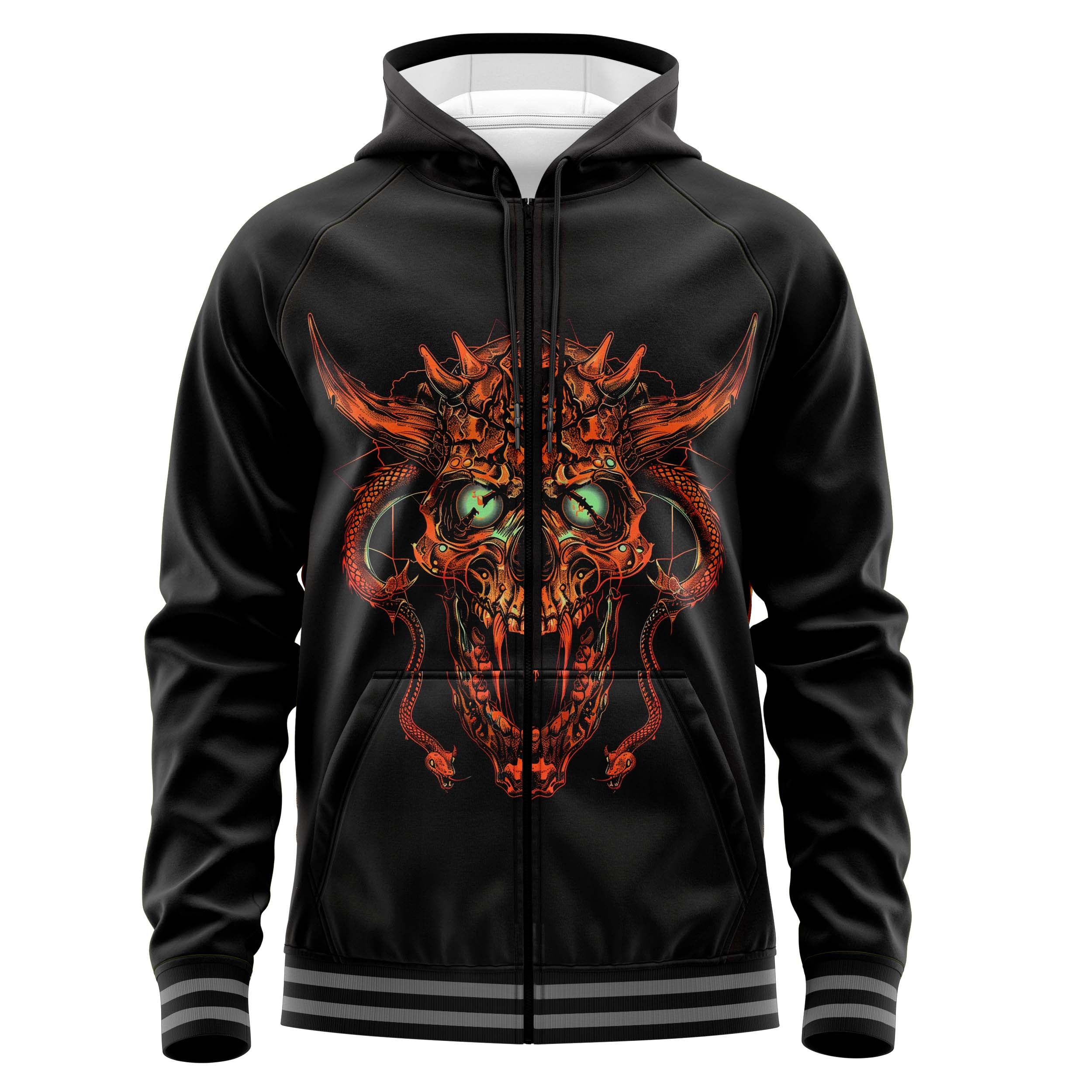 The Eye Beneath Darkness Zip Up Hoodies