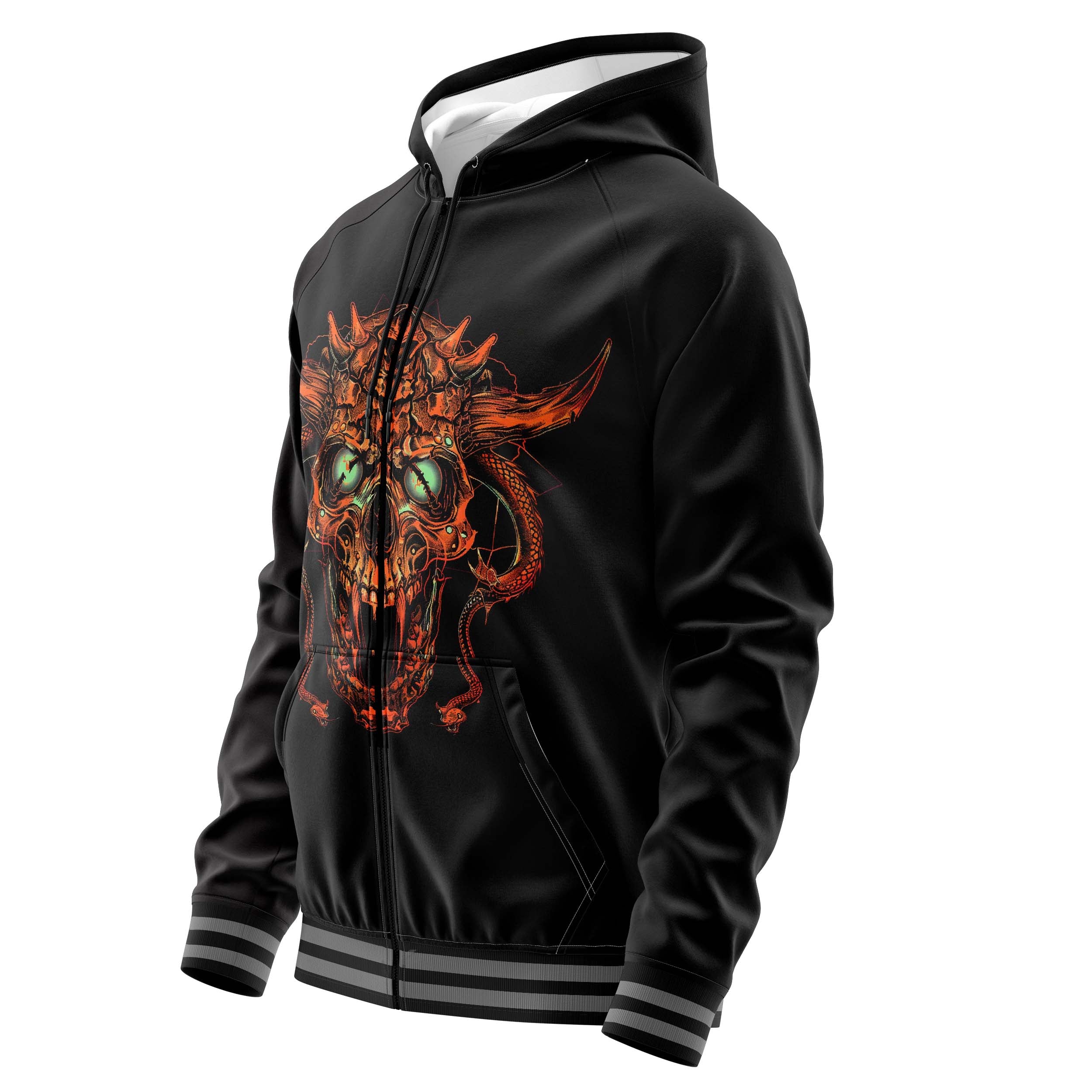 The Eye Beneath Darkness Zip Up Hoodies